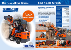 Komunální multifunkční naftová vozidla Tuchel Quattro