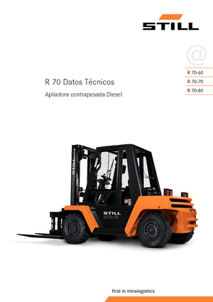 Čelní vysokozdvižné dieselové vozíky Still R 70-80