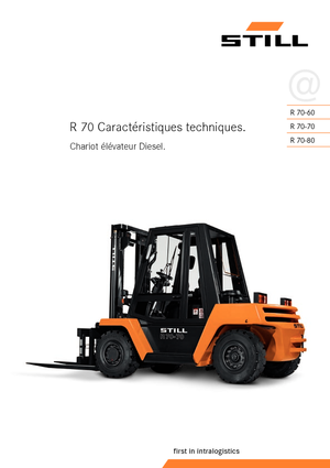 Čelní vysokozdvižné dieselové vozíky Still R 70-80