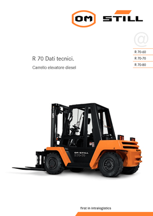 Čelní vysokozdvižné dieselové vozíky Still R 70-80