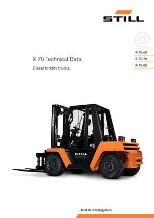 Čelní vysokozdvižné dieselové vozíky Still R 70-80