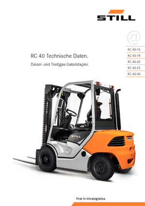 Čelní vysokozdvižné dieselové vozíky Still RC 40-25
