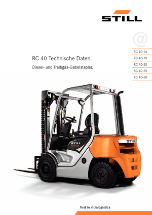 Čelní vysokozdvižné dieselové vozíky Still RC 40-16