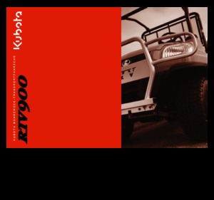 Komunální multifunkční naftová vozidla Kubota RTV 900 G