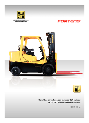 Čelní vysokozdvižné dieselové vozíky Hyster S7.0FT