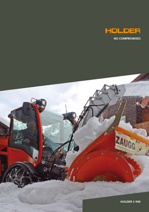 Komunální multifunkční naftová vozidla Holder S 990