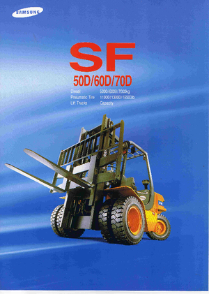 Čelní vysokozdvižné dieselové vozíky Samsung SF 70 D