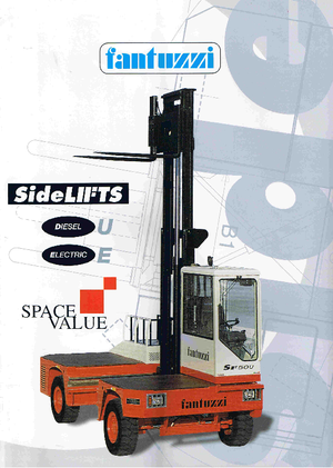 Dieselové vysokozdvižné vozíky s bočním ložením Fantuzzi SF 40 U