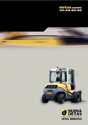 Čelní vysokozdvižné dieselové vozíky Nuova Detas Sherpa 60