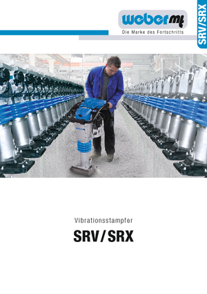 Vibrační pěchy naftové a benzínové weber mt SRX 75 DH