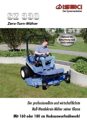 Zahradní traktory a ridery Iseki SZ 330