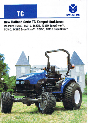 Komunální multifunkční naftová vozidla New Holland TC 27 D