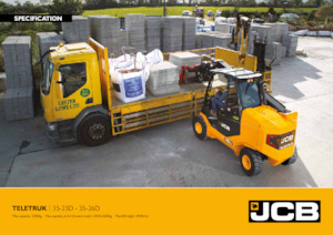 Teleskopické manipulátory JCB TLT35-23D 