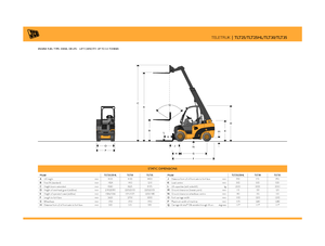 Teleskopické manipulátory JCB TLT25D