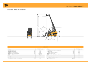 Teleskopické manipulátory JCB TLT30