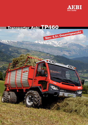 Komunální multifunkční naftová vozidla Aebi TP 460