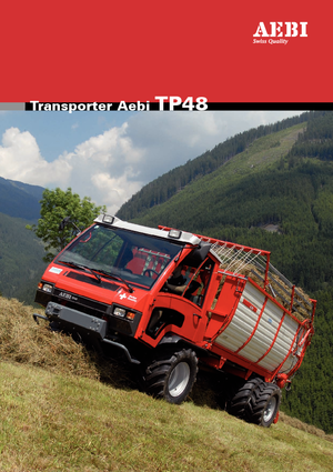 Komunální multifunkční naftová vozidla Aebi TP 48