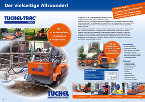 Komunální multifunkční naftová vozidla Tuchel Trio