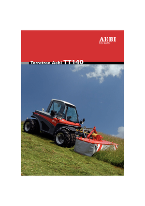 Komunální multifunkční naftová vozidla Aebi TT 140