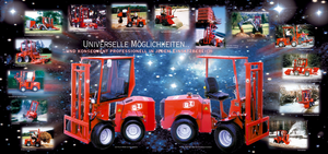 Komunální multifunkční naftová vozidla Grünig Uni Truck 4 W 1005