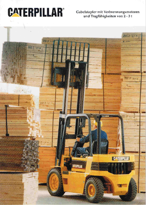 Čelní vysokozdvižné dieselové vozíky Caterpillar VC 60 E