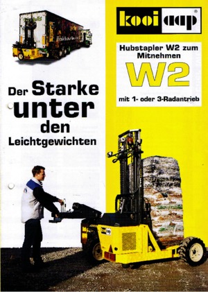 Závěsné dieselové vysokozdvižné vozíky Kooi-Aap W 2-3 V
