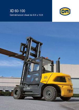 Čelní vysokozdvižné dieselové vozíky OM XD 80
