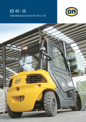Čelní vysokozdvižné dieselové vozíky OM XD 40