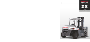 Čelní vysokozdvižné dieselové vozíky Nissan ZX 60