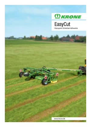 Tažené diskové žací lišty s kondicionérem Krone EasyCut 6210 CV