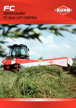 Zadní diskové žací lišty s kondicionérem Kuhn FC 243 R-GII