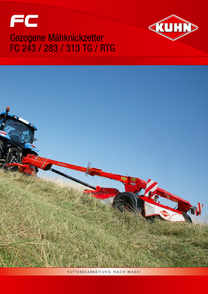 Tažené diskové žací lišty s kondicionérem Kuhn FC 313 RTG