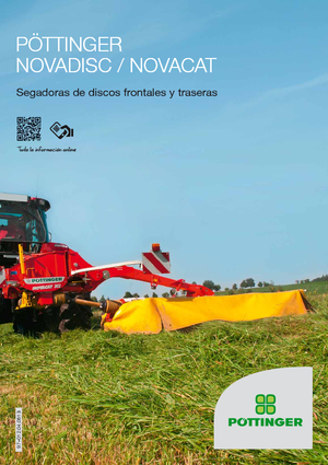 Čelní diskové žací lišty s kondicionérem Pöttinger NovaCat 351 Alpha Motion ED