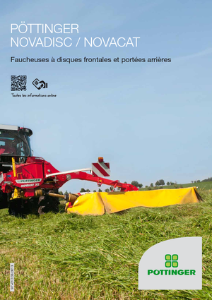 Čelní diskové žací lišty s kondicionérem Pöttinger NovaCat 351 Alpha Motion ED