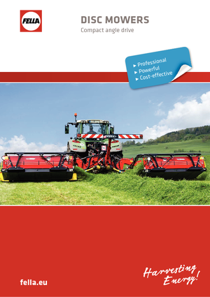 Tažené diskové žací lišty s kondicionérem Fella SM 3575 TRANS-RC