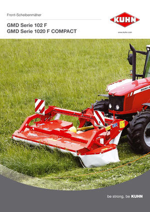 Čelní diskové žací lišty bez kondicionéru Kuhn GMD 702 F