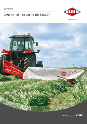 Zadní diskové žací lišty bez kondicionéru Kuhn GMD 55 Select