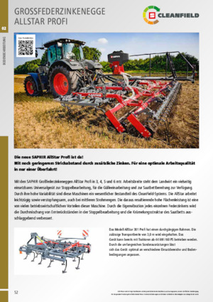 Diskové podmítače Saphir AllStar 401 Profi 