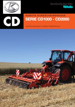 Diskové podmítače Kubota CD1300
