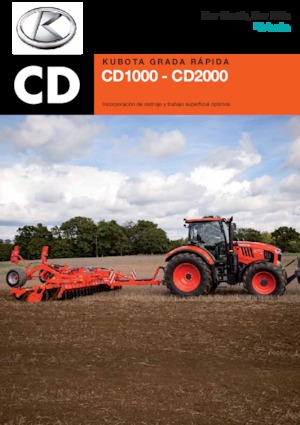Diskové podmítače Kubota CD2400F