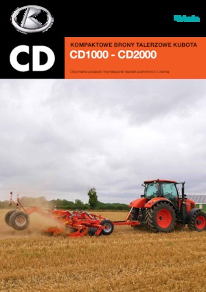 Diskové podmítače Kubota CD2500T
