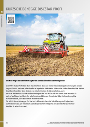 Diskové podmítače Saphir DiscStar 305 Profi