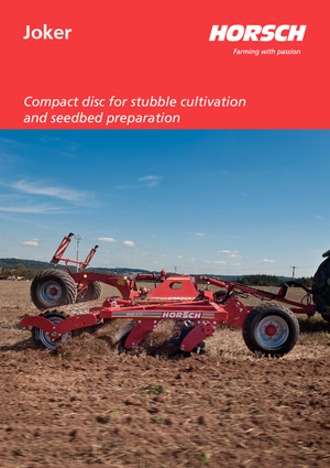Diskové podmítače Horsch Joker 10 RT