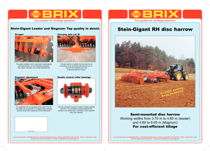 Diskové podmítače Brix Leader 415