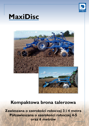 Diskové podmítače DAL-BO MaxiDisc 400