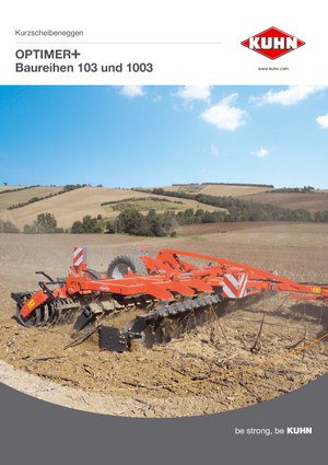 Diskové podmítače Kuhn Optimer 7503