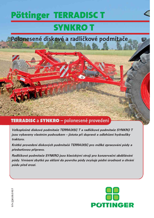 Diskové podmítače Pöttinger Terradisc  5000 T