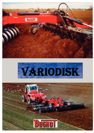 Diskové podmítače Bugnot Variodisk 260-60