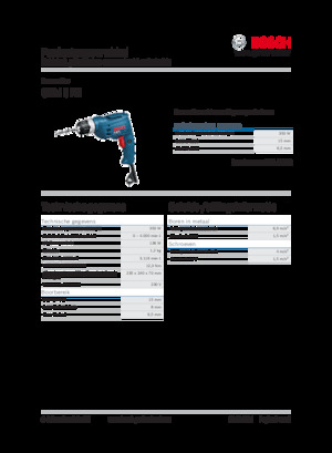 Vrtačky a Vrtací šroubováky Bosch GBM 6 RE