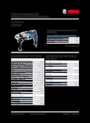 Vrtačky a Vrtací šroubováky Bosch GSB 20-2